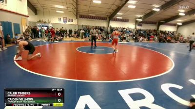 157A Quarterfinal - Caleb Timbers, Natrona County vs Caiden Villmow, Thunder Basin High School