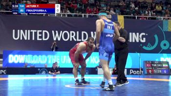 92 kg 1/2 Final - Feyzullah Akturk, Turkey vs Amirhossein Biglar Firouzpourbandpei, Iran