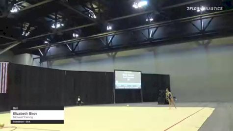 Elizabeth Birov - Ball, Midwest Training - 2021 USA Gymnastics Championships