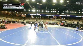 135 lbs Champ. Round 2 - Janyla Denis, Lincoln Park Academy vs Eysis Estes-Brinson, Miami Palmetto