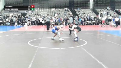 102-I lbs Consi Of 8 #1 - Lee Delia, Estebuilt Wrestling Club vs Julian Ledesma, The Mat Club