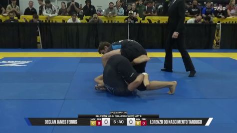 Lorenzo Do Nascimento Tarouco vs Declan James Ferris 2026 Pan IBJJF Jiu-Jitsu No-Gi Championship