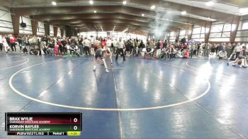 95 lbs 3rd Place Match - Korvin Bayles, Sanderson Wrestling Academy vs Brax Wylie, Sanderson Wrestling Academy