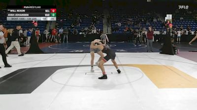 138 lbs Round Of 64 - Will Nixon, Wellesley vs Josh Johansen, Wakefield