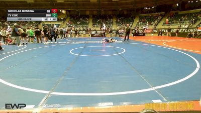 67 lbs 2nd Place - Nicholas Messina, The Outsiders Wrestling Club vs Ty Cox, Brawlers
