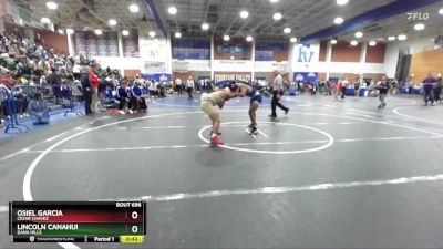 150 lbs Cons. Round 2 - Lincoln Canahui, Dana Hills vs Osiel Garcia, Cesar Chavez