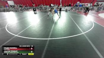 126 lbs Cons. Round 2 - Colton Stanley, Jefferson Wrestling Club vs Tyler Maxwell, Wisconsin