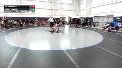 J-80 lbs Consi Of 16 #1 - Tyler Nowicki, IN vs Brody Kempen, WI