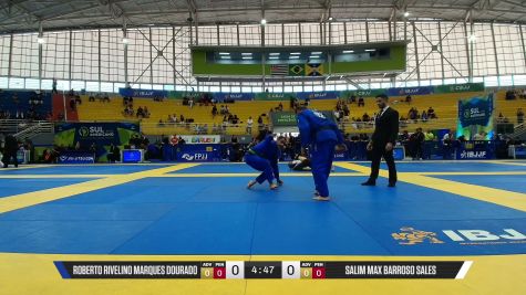 Salim Max Barroso Sales vs Roberto Rivelino Marques Dourado 2026 IBJJF Sul Americano Championship