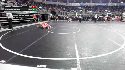 150 lbs Semifinal - Adrian Grosvenor, Siouxland Wr Ac vs Xander Johnson, Farmington Mat Rats