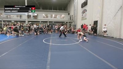 48 lbs Round 1 - Kashton Kaylor, Aggression Legionnaires vs Laurel Arnott, CTWHALE