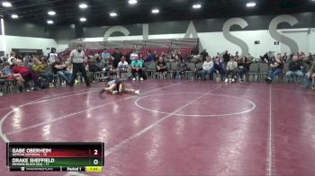 100 lbs Semis & 1st Wrestleback (8 Team) - Gabe Oberheim, Gotcha National vs Drake Sheffield, Minions Black (GA)