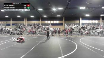 130 lbs Round Of 16 - Isaac Toomey, Warriors Of Christ vs Xavier Spratt, Outlaws