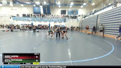 120G Cons. Round 5 - Emma Frothinger, Eagle Girls vs Avery Hoefer, Boise Girls