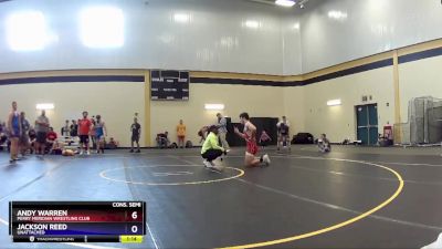 215 lbs Cons. Semi - Andy Warren, Perry Meridian Wrestling Club vs Jackson Reed, Unattached