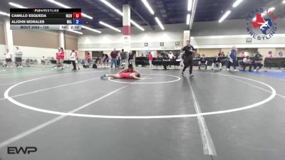 120 lbs 3rd Place - Camillo Esqueda, ReZults Wrestling vs Aljohn Morales, Hill Country Wildcats Wrestling Club
