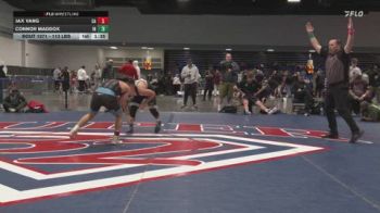 113 lbs 5th Place - Jax Vang, CA vs Connor Maddox, IN
