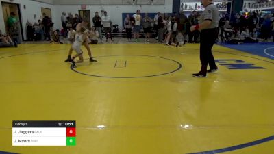 72 lbs Consy 5 - Jett Jaggers, Palmer Wrestling vs Joey Myers, Portage