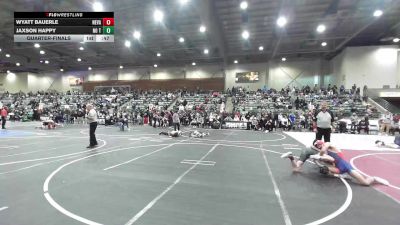 138 lbs Quarterfinal - Wyatt Bauerle, Nevada Elite vs Jaxson Happy, No Team