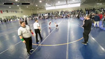 55 lbs Semifinal - Magnus Trout, Wasatch Wrestling Club vs Ridge Roundy, Bear River Jr High Wrestling C