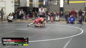 155 lbs Round 1 (16 Team) - Kara Kuge, Midwest Assassins vs Haylee McGrew, Ankeny Girls Wrestling Club