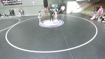 115 lbs Bella Reyes, KCWA - Kern County Wrestling Association vs Alana Garcia, SDIKWA - San Diego-Imperial Kids Wrestling Association
