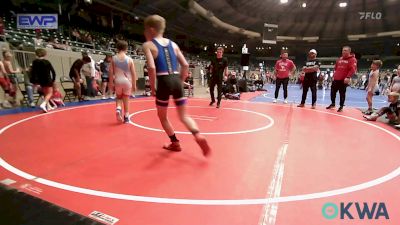 100 lbs Rr Rnd 2 - Hunter Caughlin, The Leftovers vs Hunter Robinson, Collinsville Cardinal Youth Wrestling