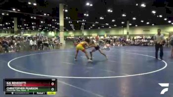 120 lbs Round 1 (16 Team) - Kai Benedetti, Alpha Wrestling vs Christopher Pearson, Coastline Tidal Wave