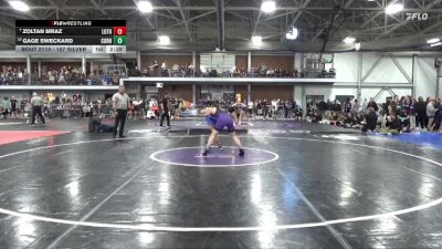 157 Silver Champ. Round 1 - Zoltan Mraz, Luther vs Gage Sweckard, Cornell College