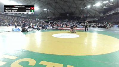 Boys 1A 138 lbs Champ. Round 2 - Eliuth Serra, Connell vs Matt Campion, Blaine