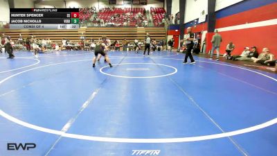138 lbs Consi Of 4 - Hunter Spencer, Sand Springs HS vs Jacob Nicholls, Verdigris