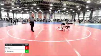 160 lbs Consi Of 16 #1 - Manny Aller, OH vs Preston Stevens, UT