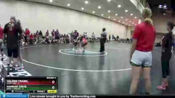 107 lbs Round 4 (10 Team) - Hannah Davis, Iowa T-Wrecks vs Valerie Frabel, CLWC / IWC