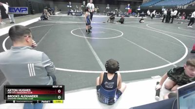 Round 3 - Axton Hughes, Ark City Takedown Club vs Brooks Alexander, Andover Wrestling Club