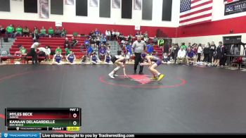 106 lbs Semifinal - Kanaan Delagardelle, Don Bosco vs Myles Beck, OABCIG