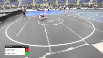 89 lbs Rr Rnd 1 - Beckham Zachmeier, Matpac vs August Hennings, Nebraska Boyz