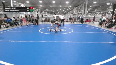 44 lbs Round 4 (6 Team) - Caliyah Cruz, Ohio Gold vs Braxcen Vaughn, The Outsiders