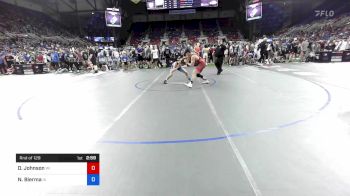 132 lbs Rnd Of 128 - Dawson Johnson, Wisconsin vs Nate Bierma, Iowa