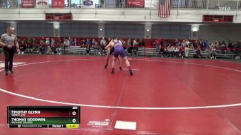 285 lbs Cons. Round 3 - Thomas Goodwin, Williams College vs Timothy Glynn, Trinity (CT)