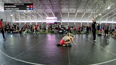 94 lbs Semis - Dylan Stubbs, Utah vs Jarek Gallegos, Colorado