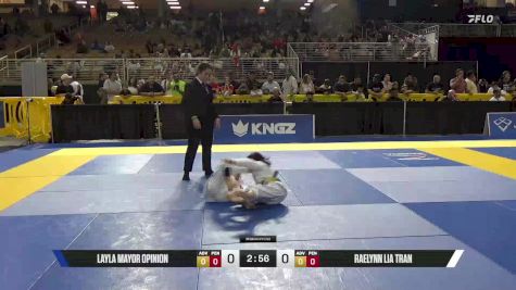 Raelynn Lia Tran vs Layla Mayor Opinion 2025 Pan Kids Jiu-Jitsu IBJJF Championship