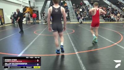 16U-10 lbs Round 3 - Ayden Stier, Guerrilla Wrestling Club vs Dillon Blickenderfer, Immortal Athletics