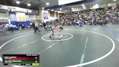 126 lbs Champ. Round 3 - Kavi Garvey, Dana Hills vs Ian Encarnacion, Costa Mesa