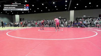 132 lbs Champ. Round 1 - Cameron Emerson, OK vs ORION MARTINEZ, CO