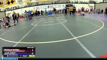 83 lbs Cons. Round 2 - Nicholas Russell, Bloomington South Wrestling Club vs Jaxon Smiley, Quaker Wrestling Club