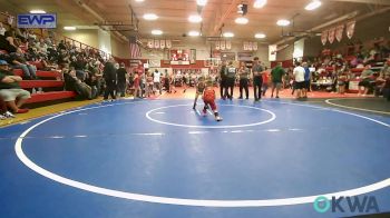 49 lbs Round Of 16 - Kainen Houston, Grove Takedown Club vs Kellyn Baker, Jay Wrestling Club