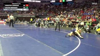 1A-126 lbs Cons. Round 2 - Dalton Brinkman, Janesville vs Kingston Carrigan, Riverside, Oakland