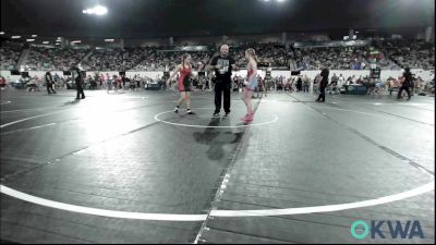 115 lbs Consi Of 8 #1 - Laynie Townley, Lone Grove Takedown Club vs Charlee McClung, Elgin Wrestling