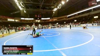 118 lbs Round 3 - Samantha Swesey, Show Low Jr High School vs Sianna Ricketts, Prescott Valley Bighorns