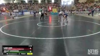 A 138 lbs Champ. Round 1 - Grant Hawkinson, Page vs Lane Cope, Samuel Everett School Of Innovation